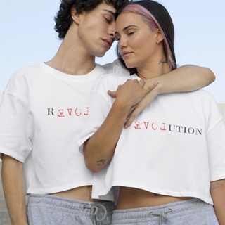 Camiseta crop unisex REVOLUTION - Imagen 1