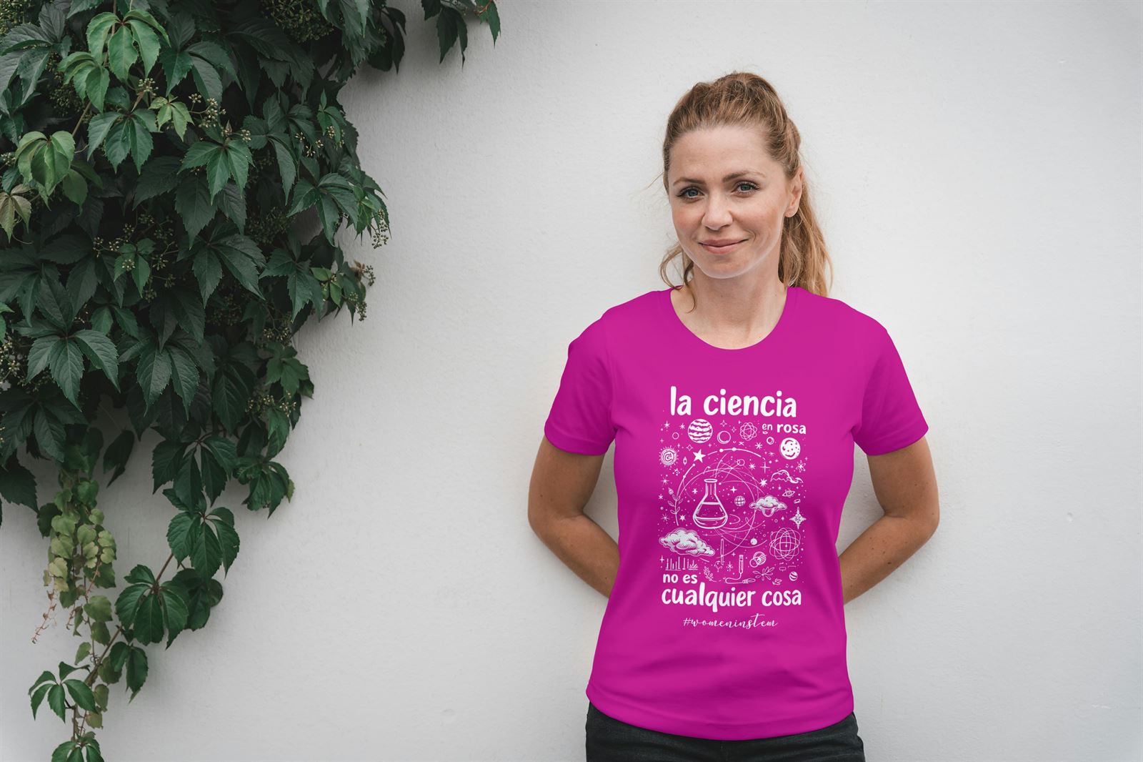 Camiseta La ciencia en rosa - Imagen 1