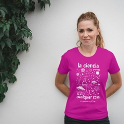 Camiseta La ciencia en rosa - Imagen 1