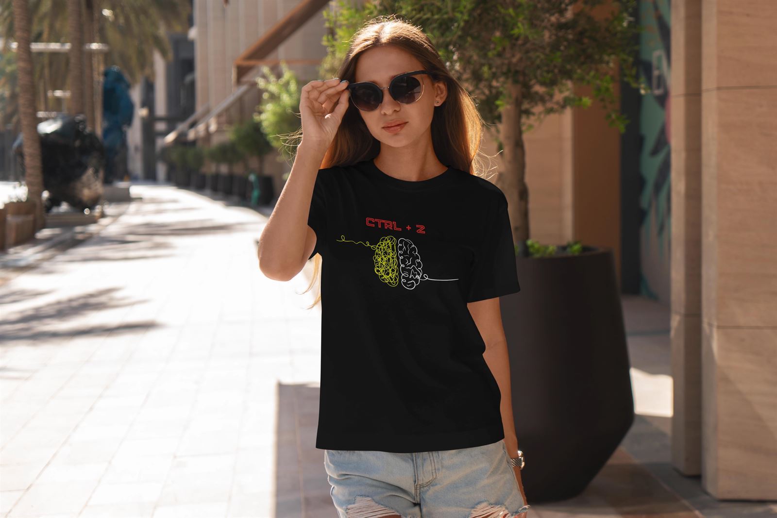 Camiseta negra CTRL+Z - Imagen 1