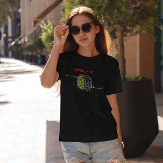 Camiseta negra CTRL+Z - Imagen 1