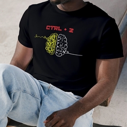 Camiseta negra CTRL+Z - Imagen 2
