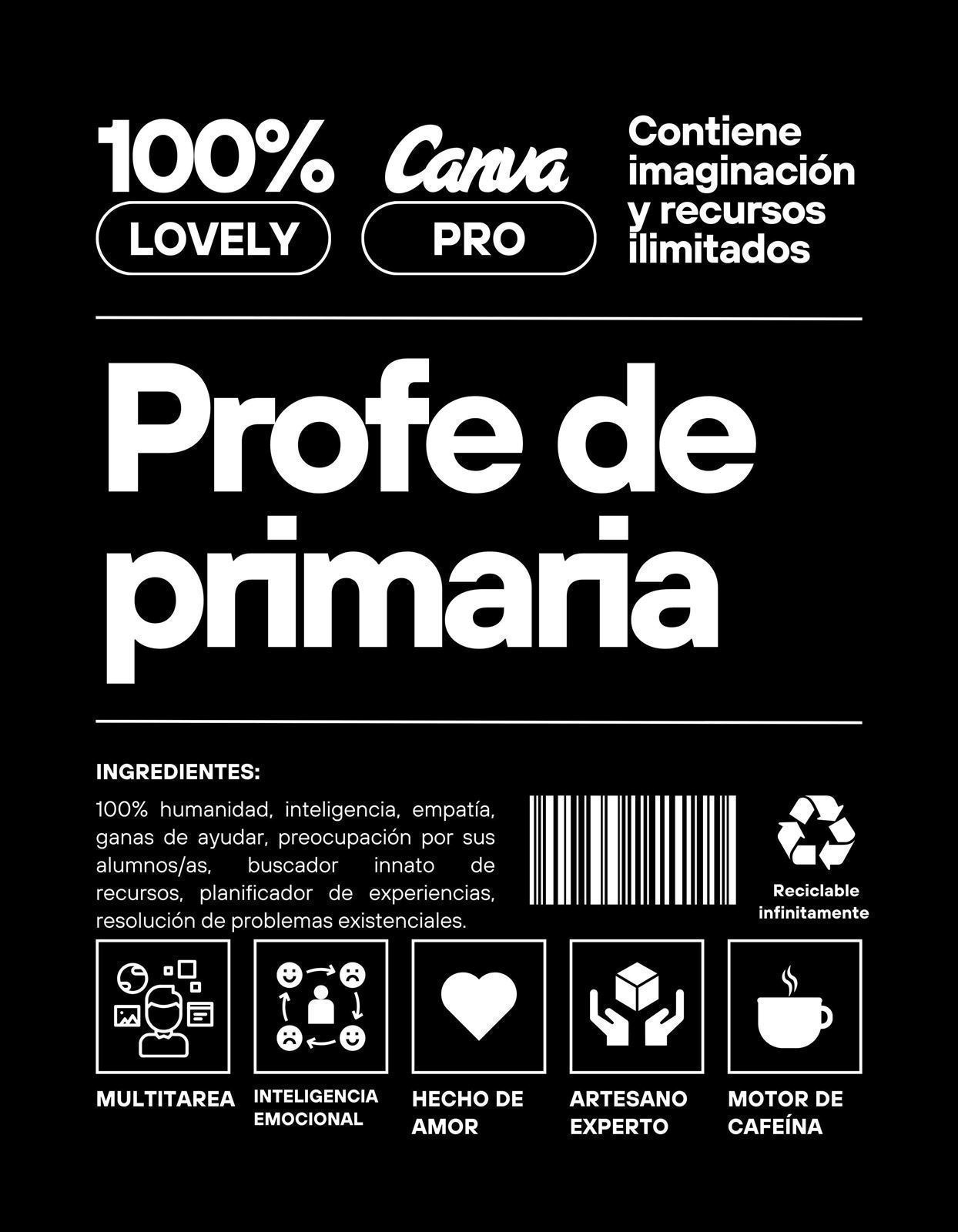 Camiseta Profe de primaria - Imagen 5