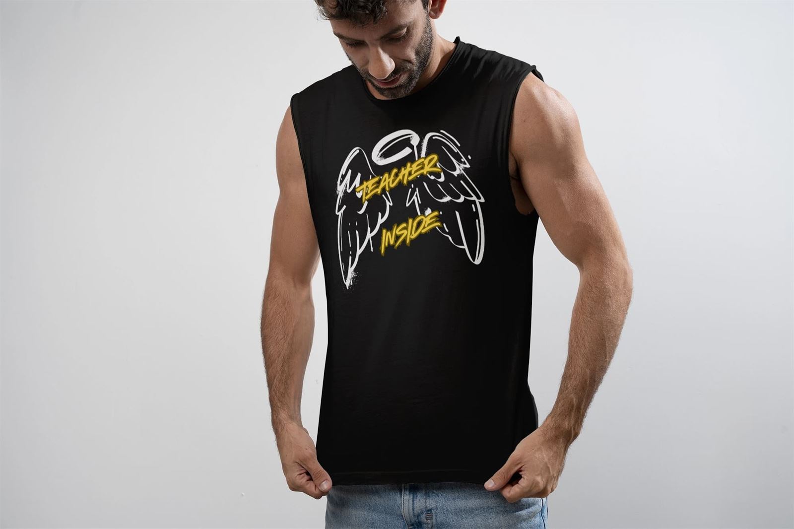 Camiseta Tank Teacher inside - Imagen 1