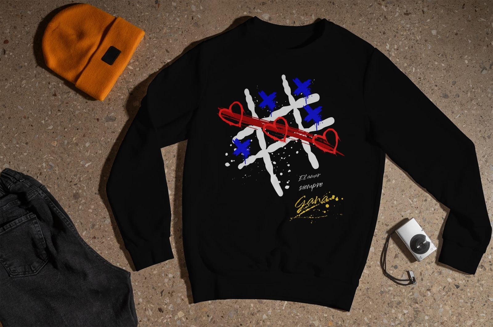 Sudadera 3 en raya - Imagen 1