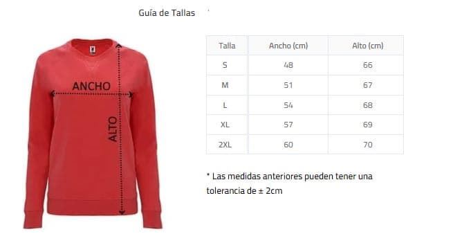 Sudadera mujer sin capucha 100 - Imagen 3