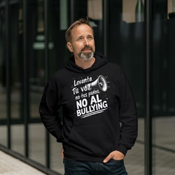 Sudadera Unisex Capucha No al Bullying - Imagen 1