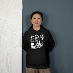 Sudadera Unisex Capucha No al Bullying - Imagen 2