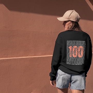 Sudadera Unisex sin capucha 100 - Imagen 2