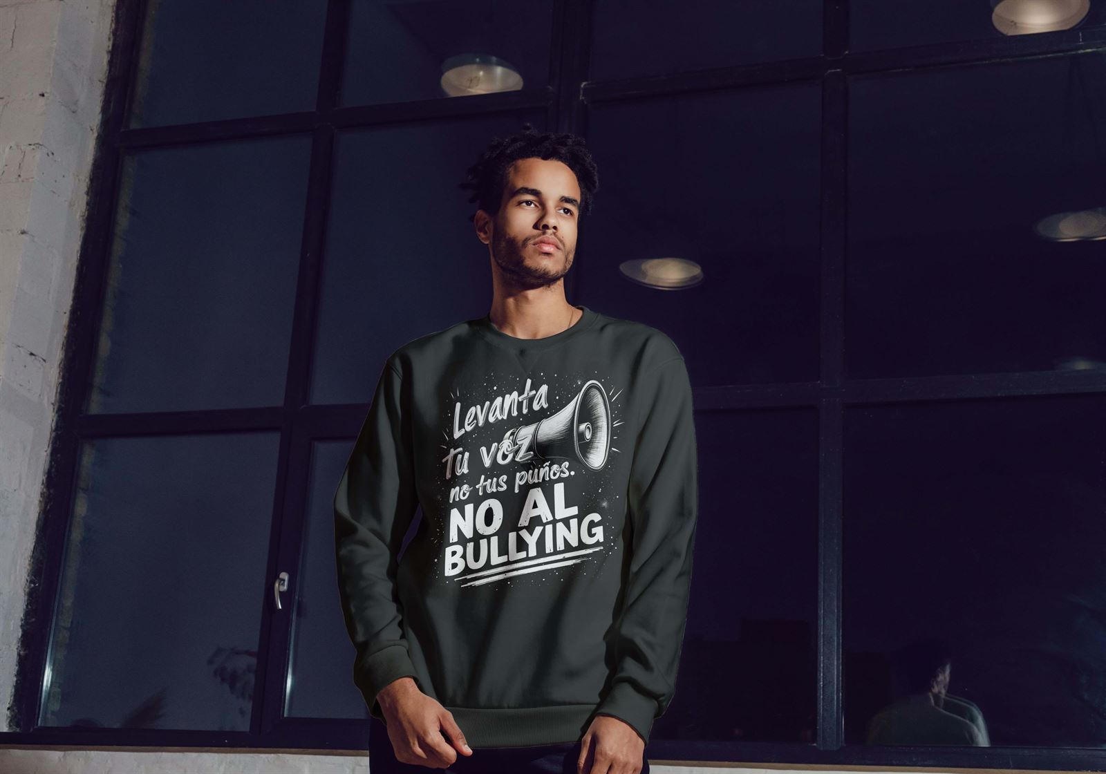 Sudadera Unisex sin capucha Bullying - Imagen 4