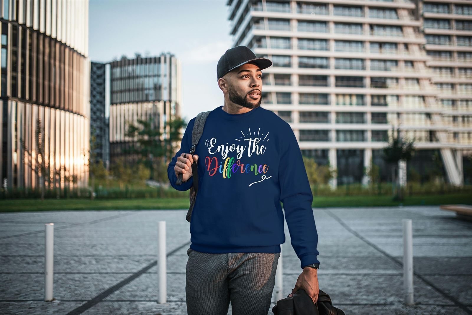 Sudadera Unisex sin capucha Enjoy - Imagen 1