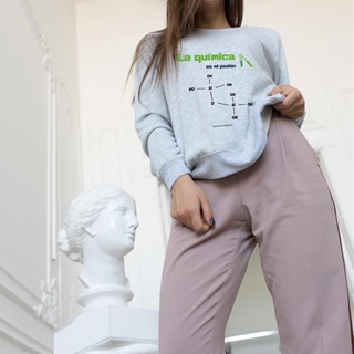 Sudadera Unisex sin capucha Química - Imagen 1