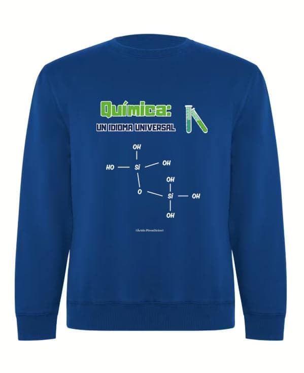 Sudadera Unisex sin capucha Química - Imagen 4