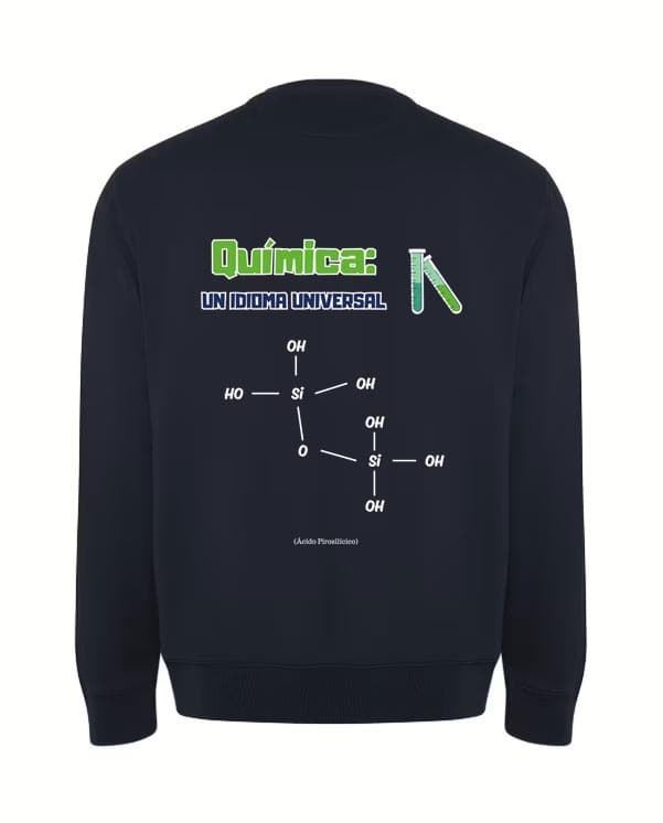 Sudadera Unisex sin capucha Química - Imagen 6